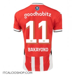 PSV Eindhoven Johan Bakayoko #11 Prima Maglia 2024-25 Manica Corta
